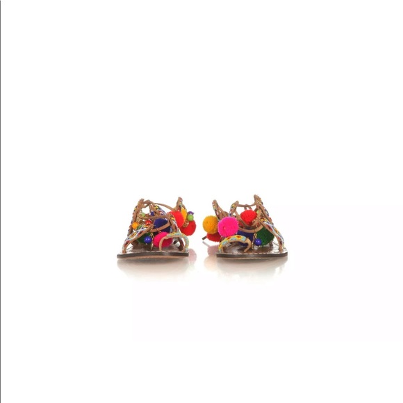 Sam Edelman lisabeth Pom Pom sandals 6.5 flats - Picture 3 of 7